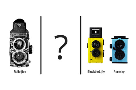 Tl70 compare with Rolleiflex and Blackbird fly