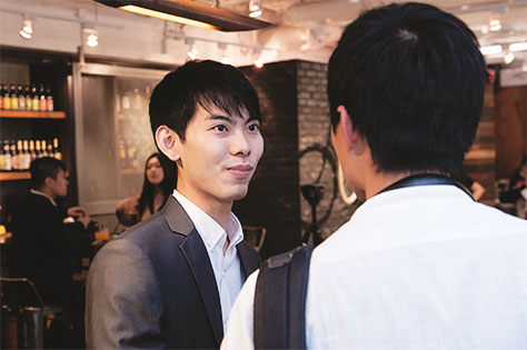 Gary accepts interview from the press and answering questions about InstantFlex TL70