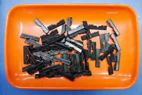 Testing the lens and plastic parts