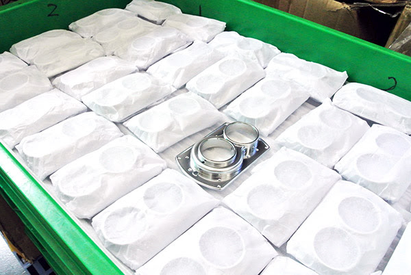 two-layer painting and varnishing on the silver surface